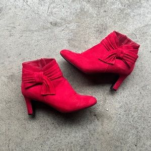 worn twice booties!!